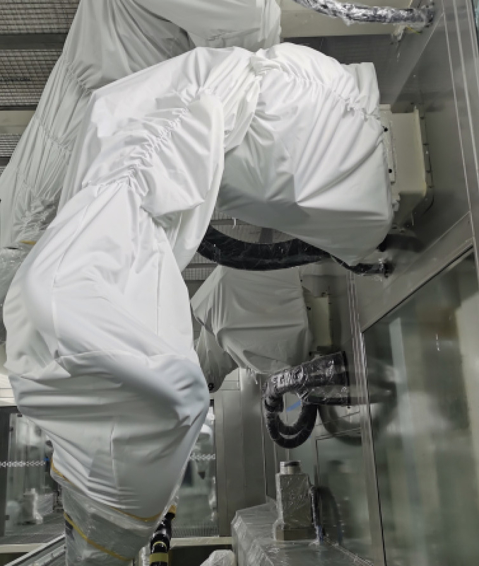 ABB KUKAのロボット腕の噴霧の研修会のためのロボット保護システムの衣類