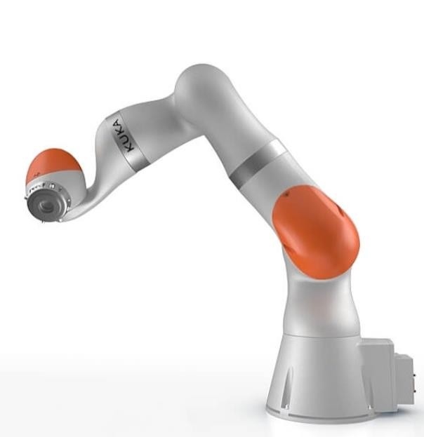積み重ねを扱う7軸線のロボット腕CNC 7 Dof Kuka LBR Iiwa 7のR800 CRの取付け