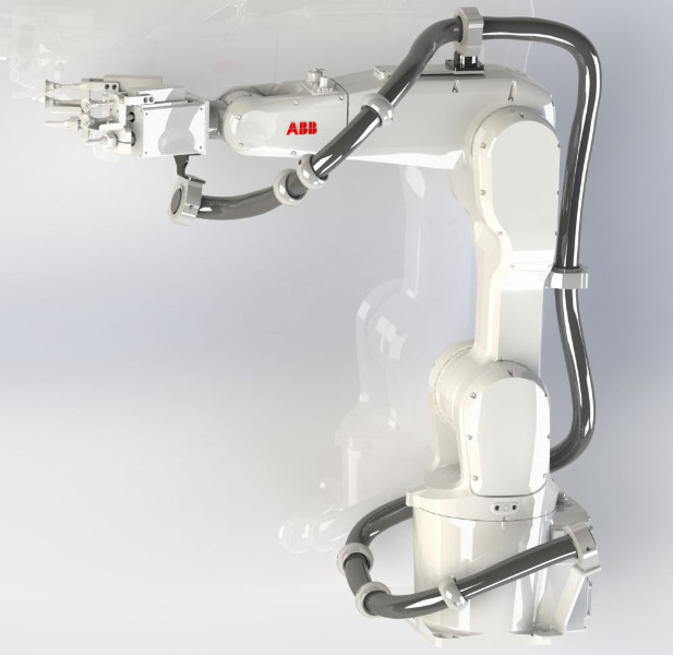 ABB 6640のロボット服のパッケージのより長い溶接の据え付け品の寿命1から6の軸線のパイプライン