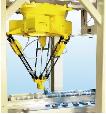 平行ロボット腕4 dofのロボティック腕アセンブリFanucの握りこぶしの半径800mmの兵站学の処理