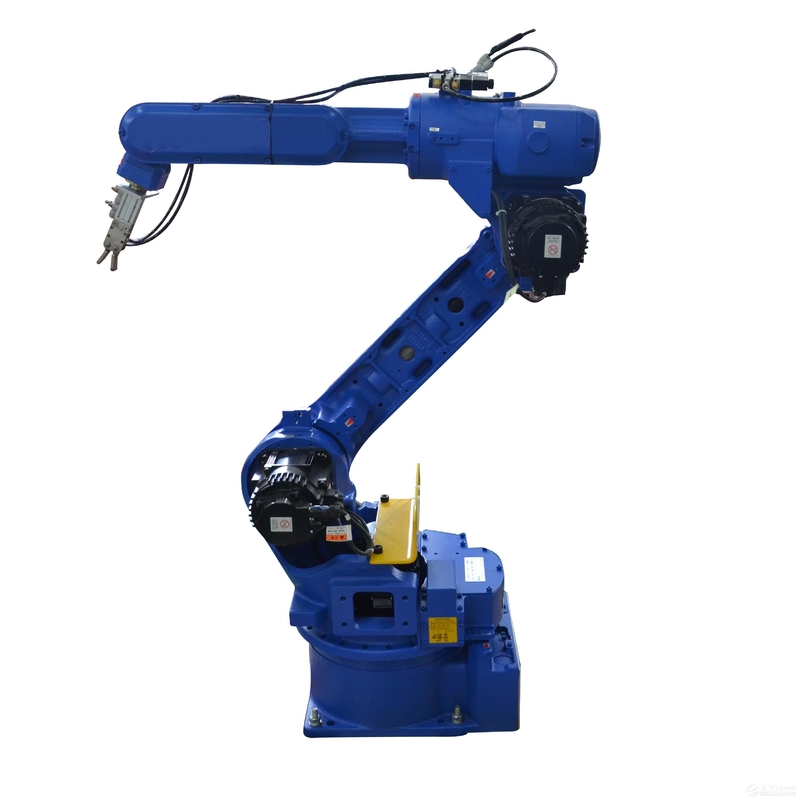 研修会12kgを処理するYaskawa MOTOMAN-AR1440レーザーに荷を積むYaskawaの腕のロボット