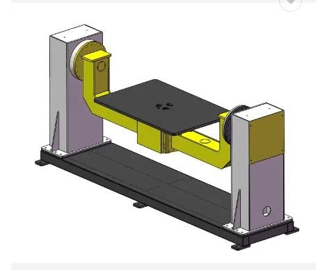 二軸のAbbの溶接ロボットのポジシァヨナーの回転盤1200x1200 380v 50-60hzの軸線の負荷100-1000kg