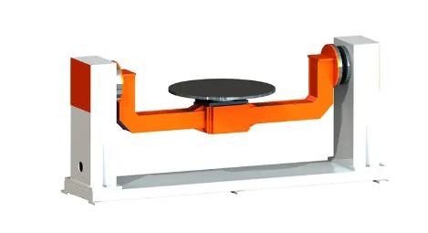 二軸のAbbの溶接ロボットのポジシァヨナーの回転盤1200x1200 380v 50-60hzの軸線の負荷100-1000kg