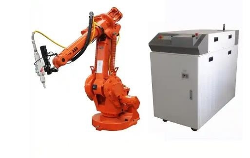 繊維のレーザ溶接のロボット システムABB Kuka Fanuc 6軸線のロボット腕   深さ0.04-6mm