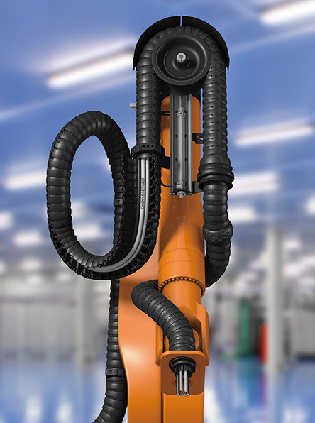 統合式/分割式 ロボット装着パック ケーブルパイプラインパック