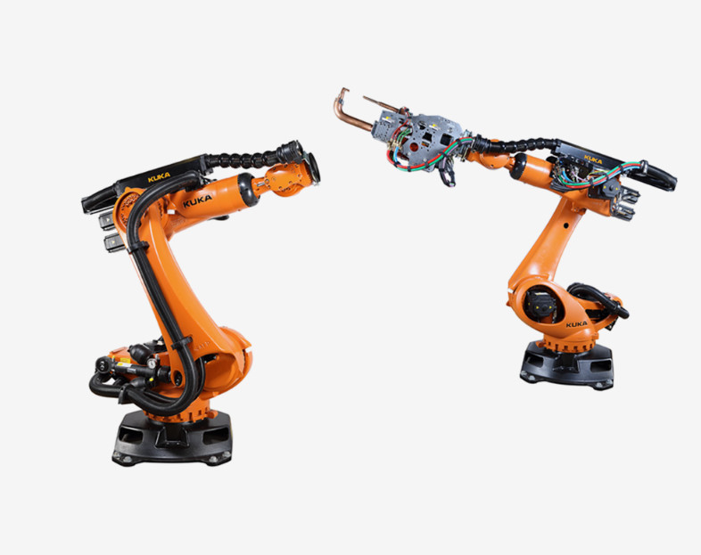 ストレートバー拡張ボックスフォーム ロボットドレスパック FANUC 165F ABB 6700 と KUKA KR210