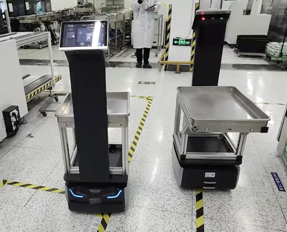 スピード 自動運転 モバイル ロボット バッテリー寿命 長 双駆動ホイール 充電 国定規格に準拠